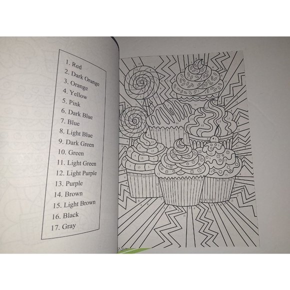 Landoll  Stress Relieving Advanced Adult Coloring Relax to Music Zbook - Picture 2 of 11